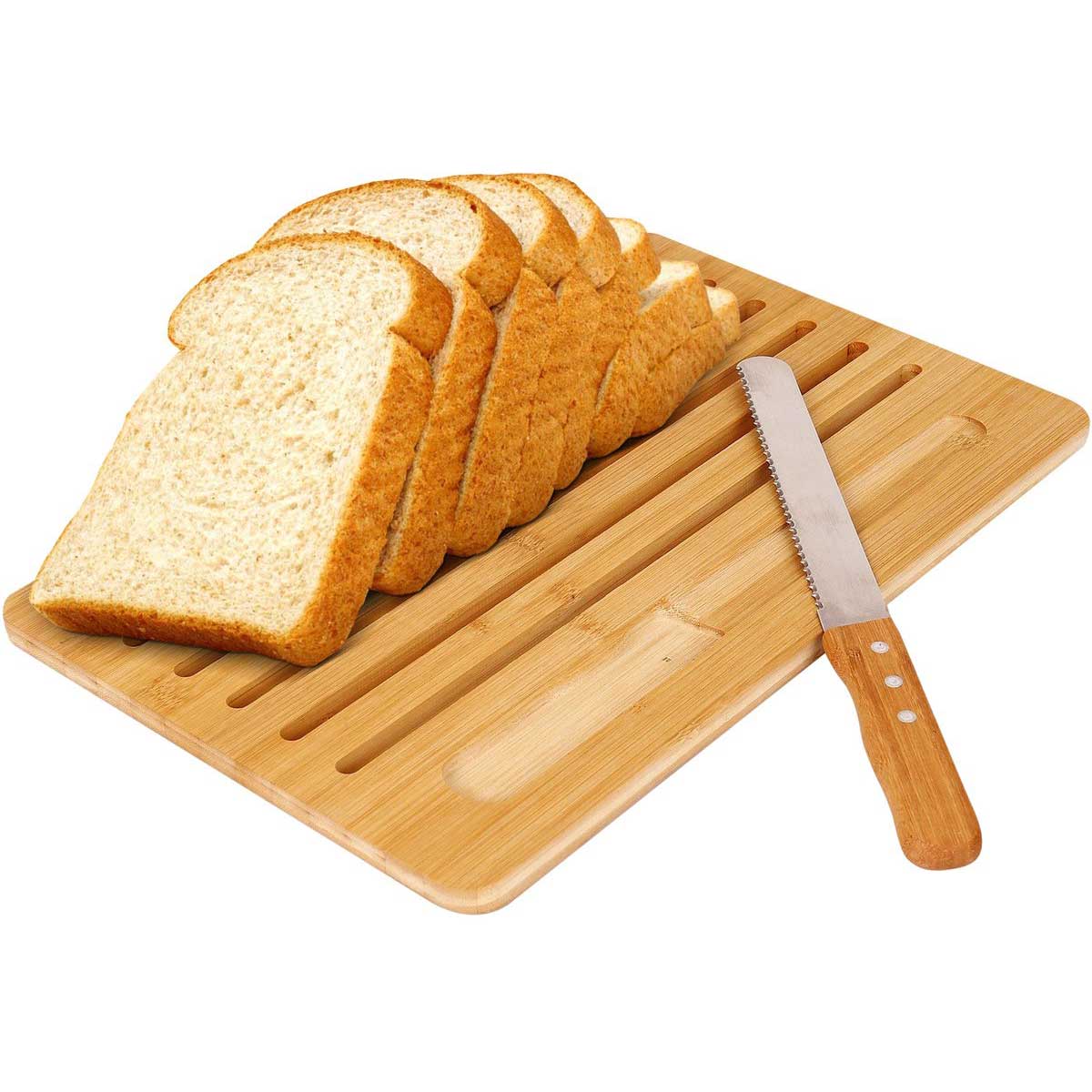 Cheffinger Broodsnijplank incl. Broodmes snijplanken productafbeelding 2