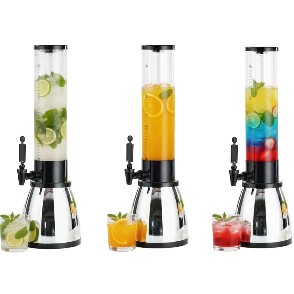 Cheffinger Drankdispenser met IJsblokjesreservoir en Tapkraan limonadedispensers productafbeelding 2