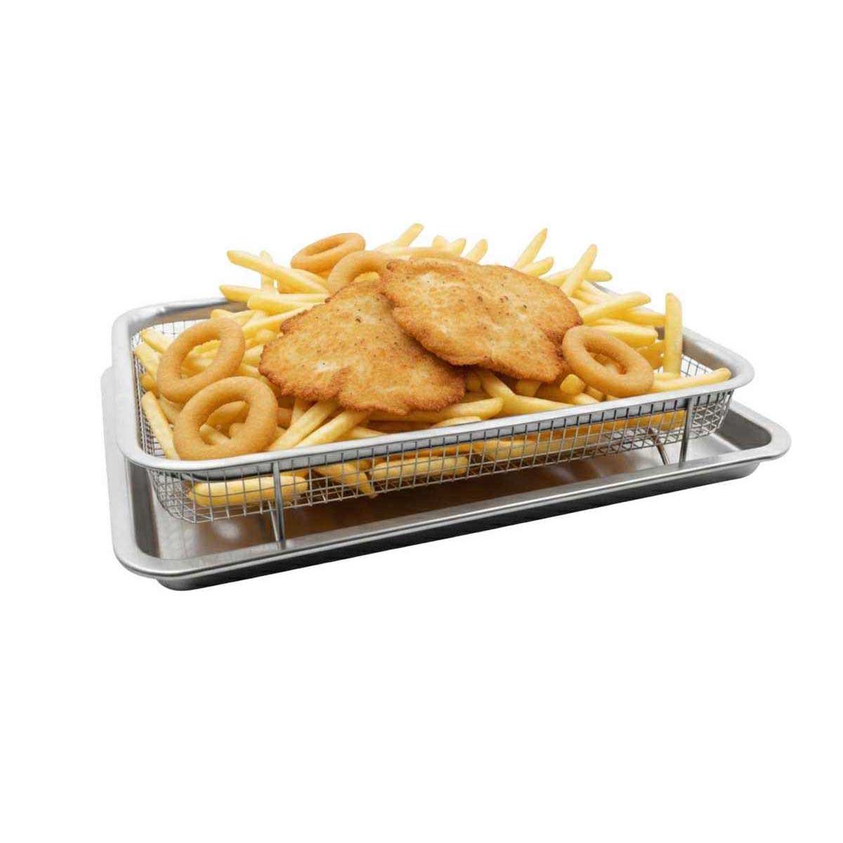 Cheffinger Frituurmand met Ovenplaat frituurpannen