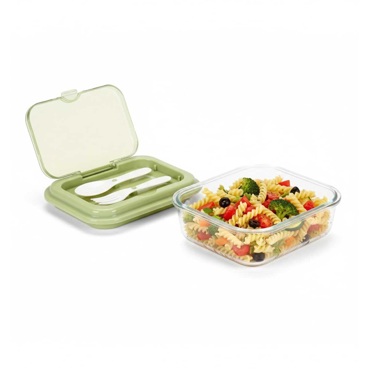 Cheffinger Lunchbox met Bestek lunchverpakkingen