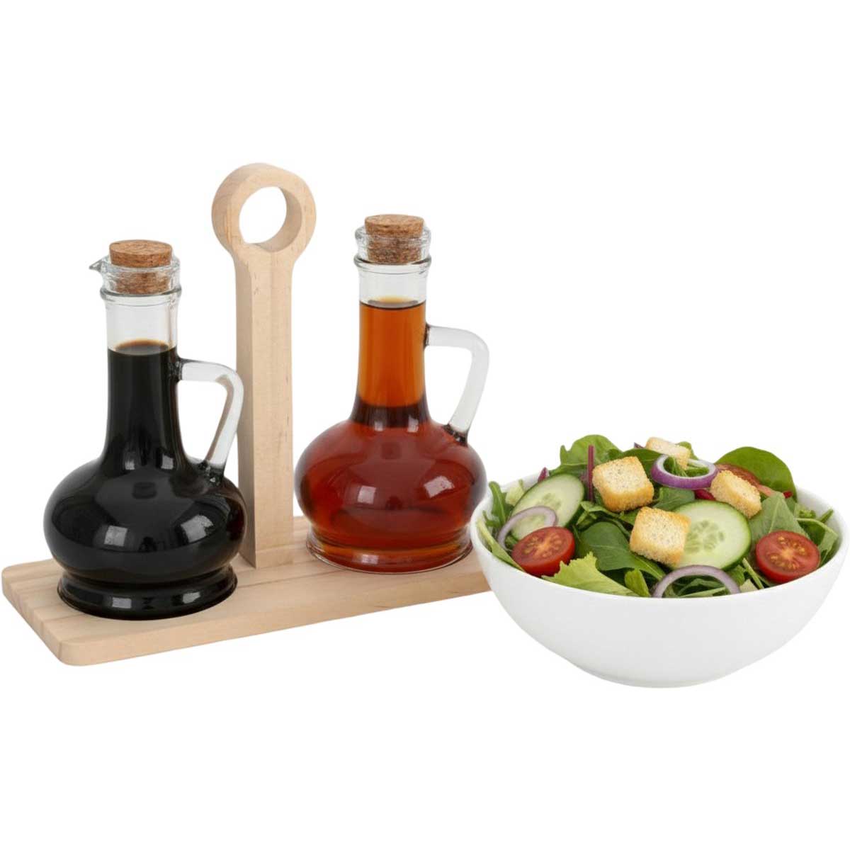 Cheffinger Olie- en Azijn Set Incl. Houder olie- & azijnstellen productafbeelding 2