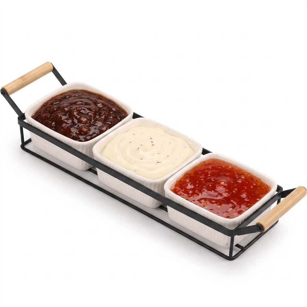 Cheffinger Saus & Snackschalen Set snack- & tappasschalen