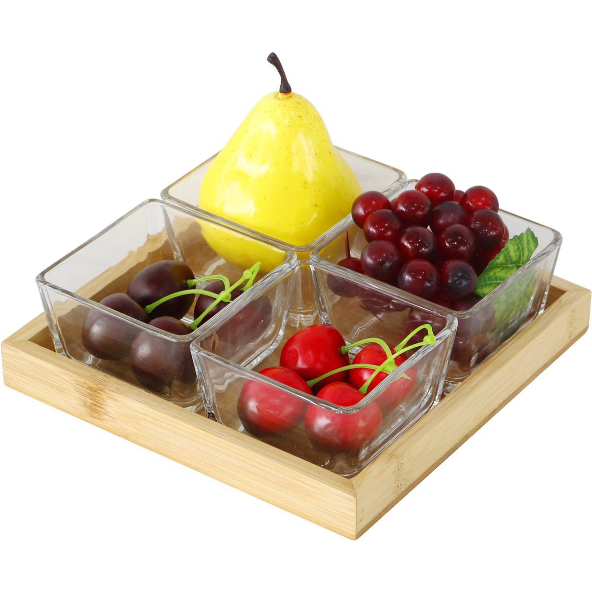 Cheffinger Snackschaal met 4 Bakjes snack- & tappasschalen