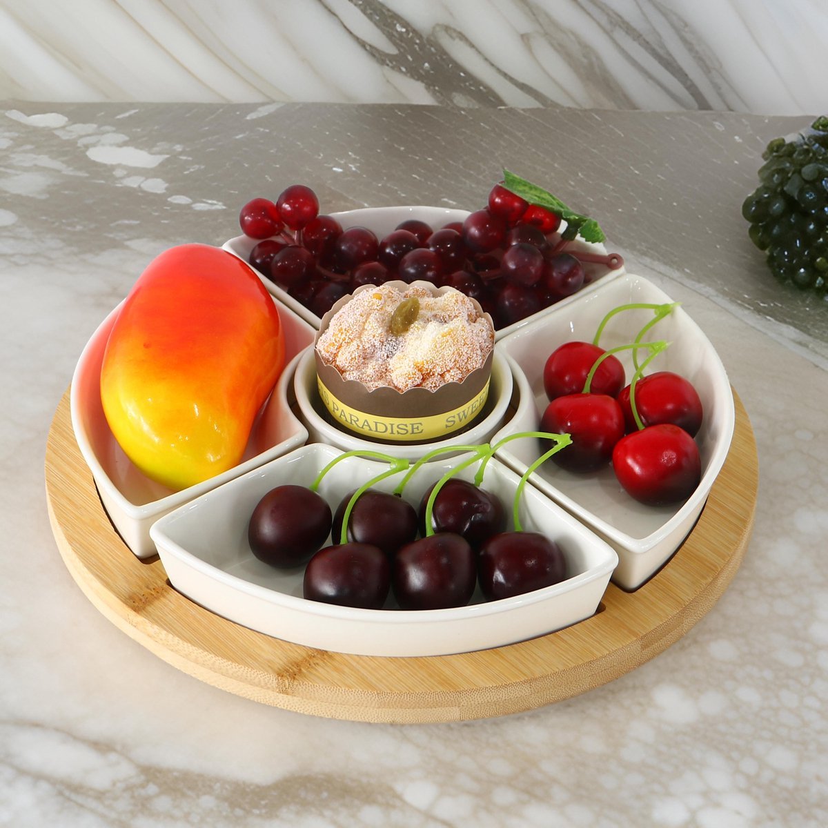 Cheffinger Snackschaal met 5 Bakjes snack- & tappasschalen productafbeelding 4