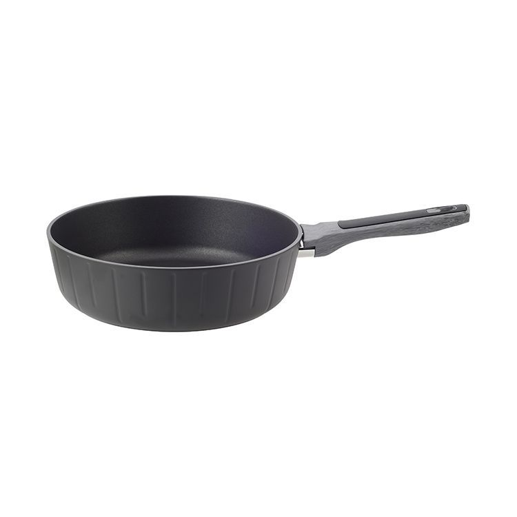 Ferveo Bradar Pannenset - 7-delig - Inductie - Glazen Deksels - Zwart - Inductie - PFAS-Vrij