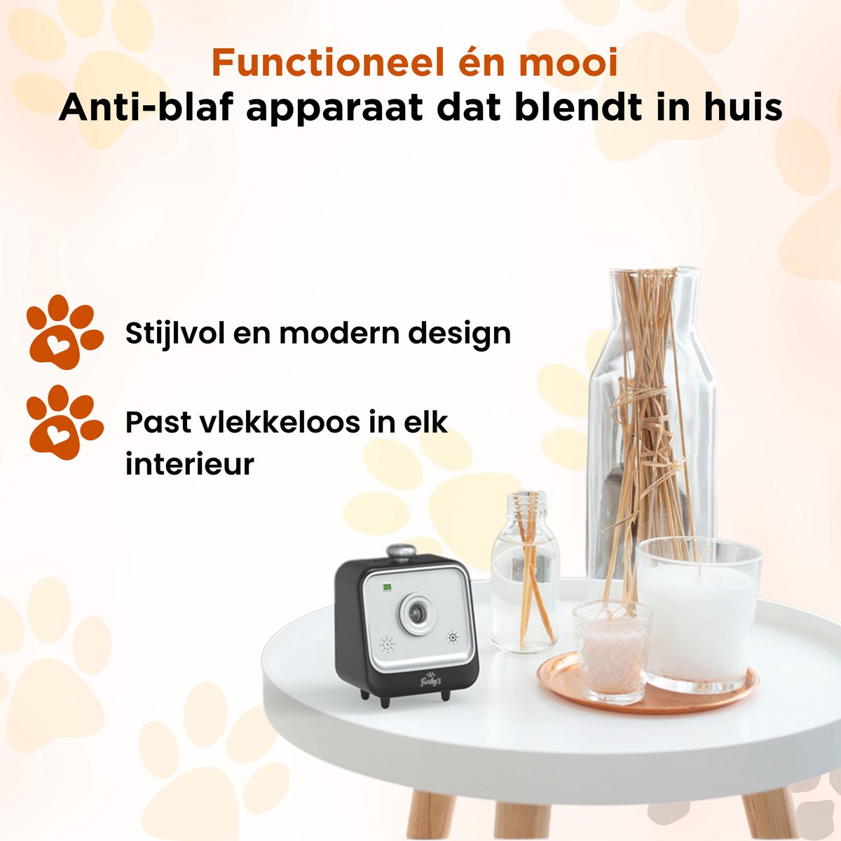 Furley’s Ultrasoon Anti Blaf Apparaat Hond - Zonder Schok - Oplaadbaar - Automatisch - Blafcontrole Voor Binnen en Buiten - 15m Bereik - Tegen Blaffen