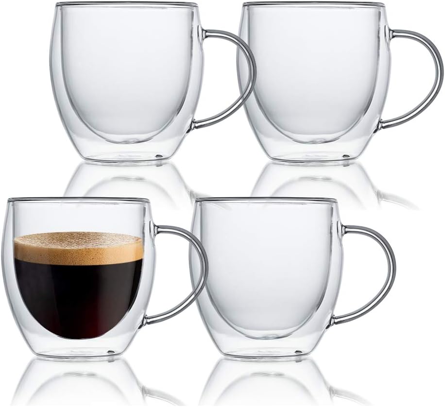 Glozini Dubbelwandige Glazen met Oor glas