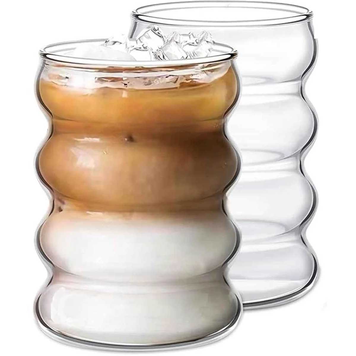 Glozini Wavy Bubbelglazen glas