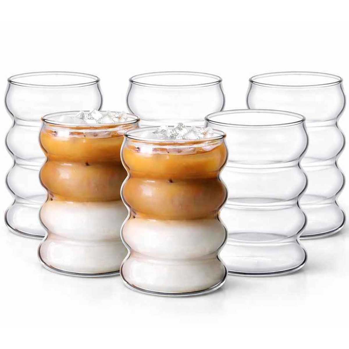 Glozini Wavy Bubbelglazen glas