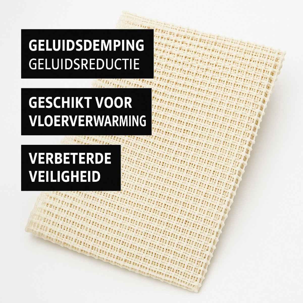 Hauskraft Antislipmat Voor Vloerkleed - Antislip tapijt - Ondertapijt - Onderkleed - Antisliponderkleden - Antislipmat onder Vloerkleed