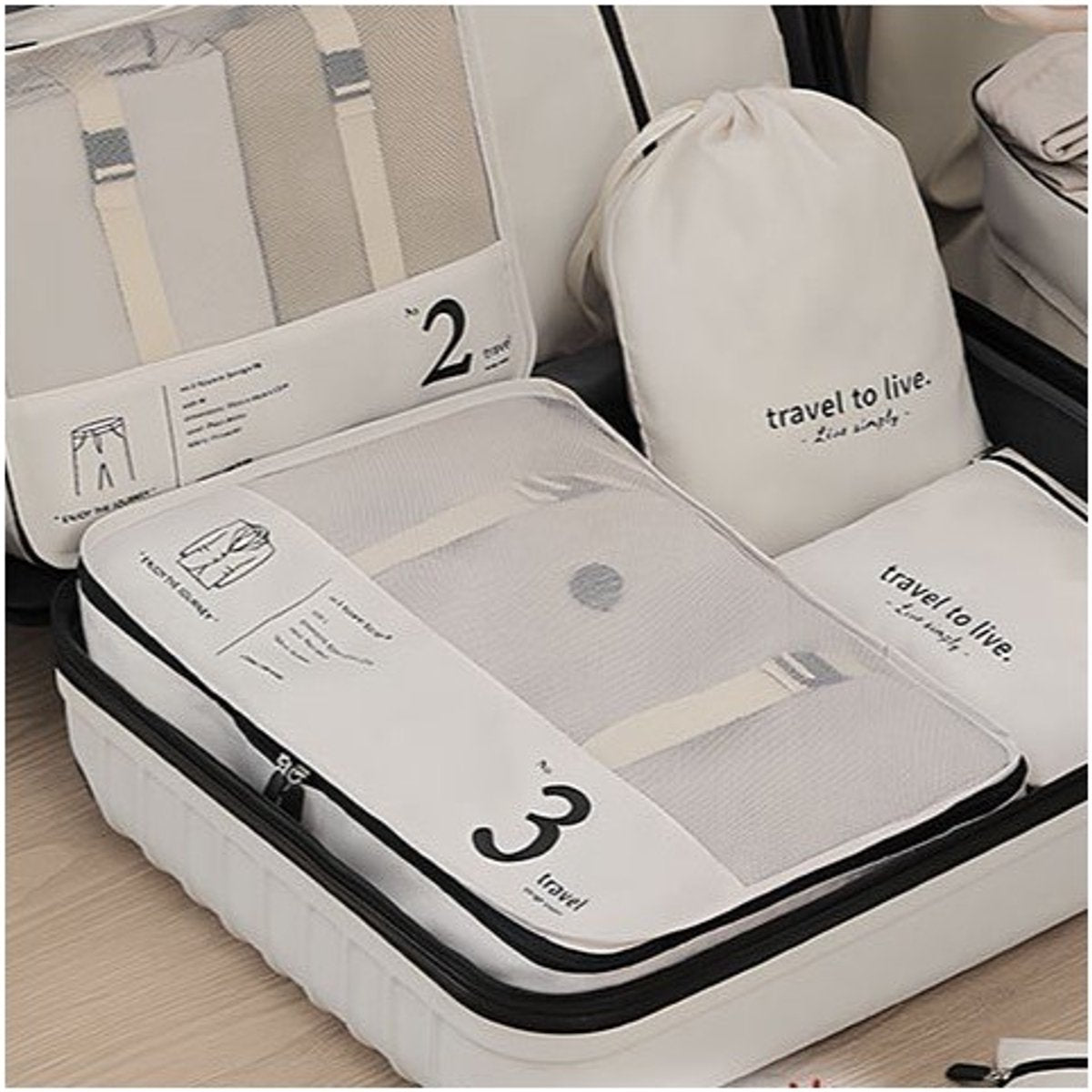 Hauskraft Packing Cube packing cubes productafbeelding 2