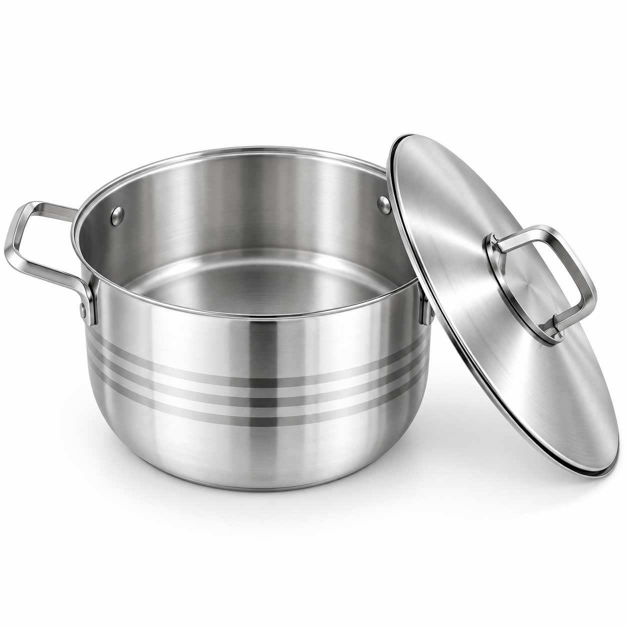 Kadirelli Kookpan met Deksel - 32cm - RVS - Inductie