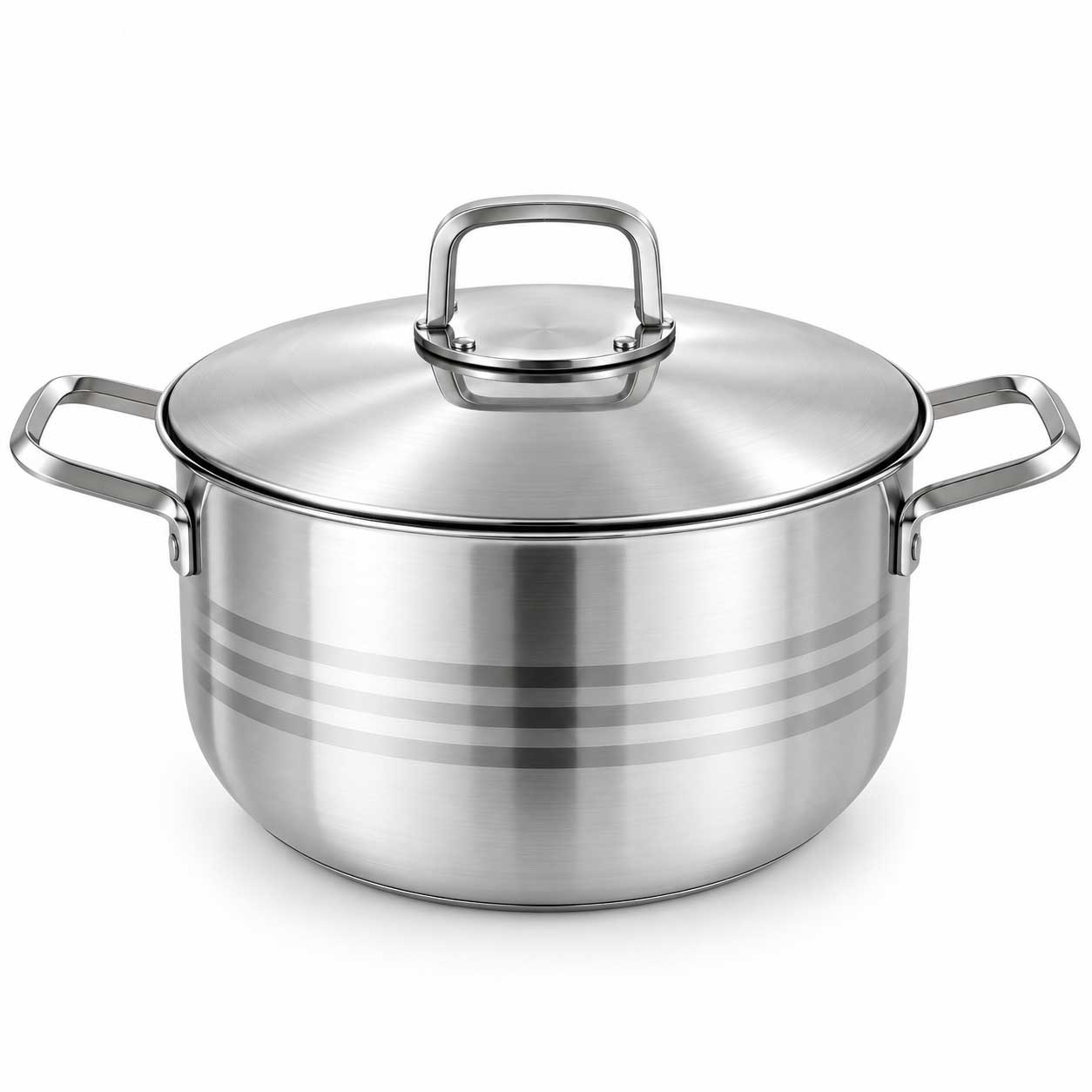 Kadirelli Kookpan met Deksel - 36cm - RVS - Inductie