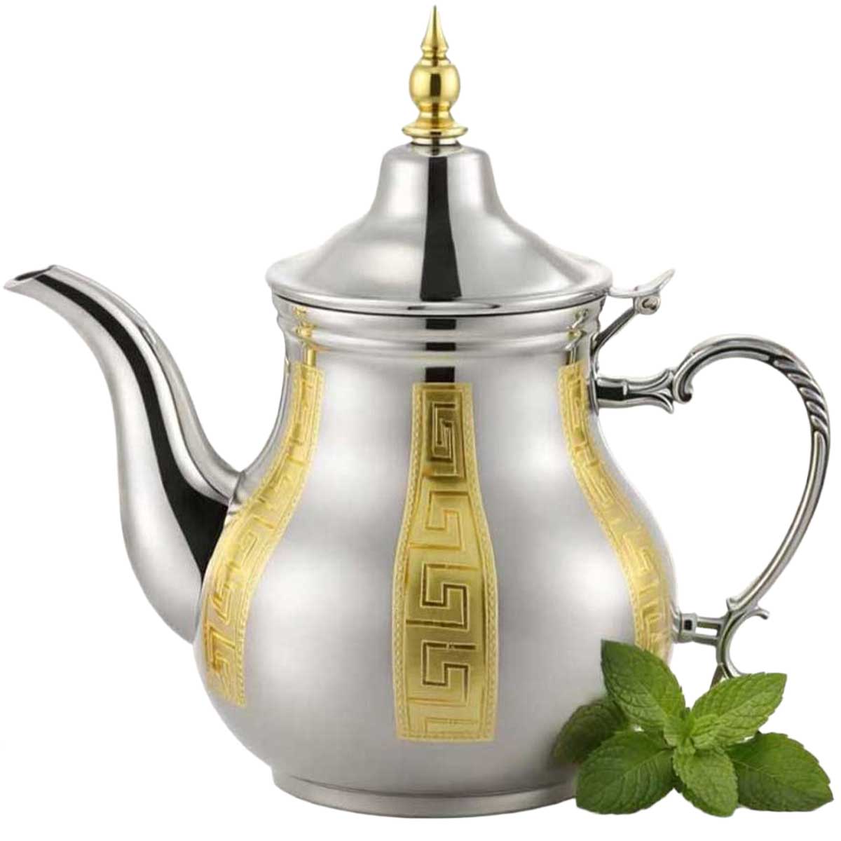Kadirelli Theepot Zilver/Goud theepot productafbeelding 2