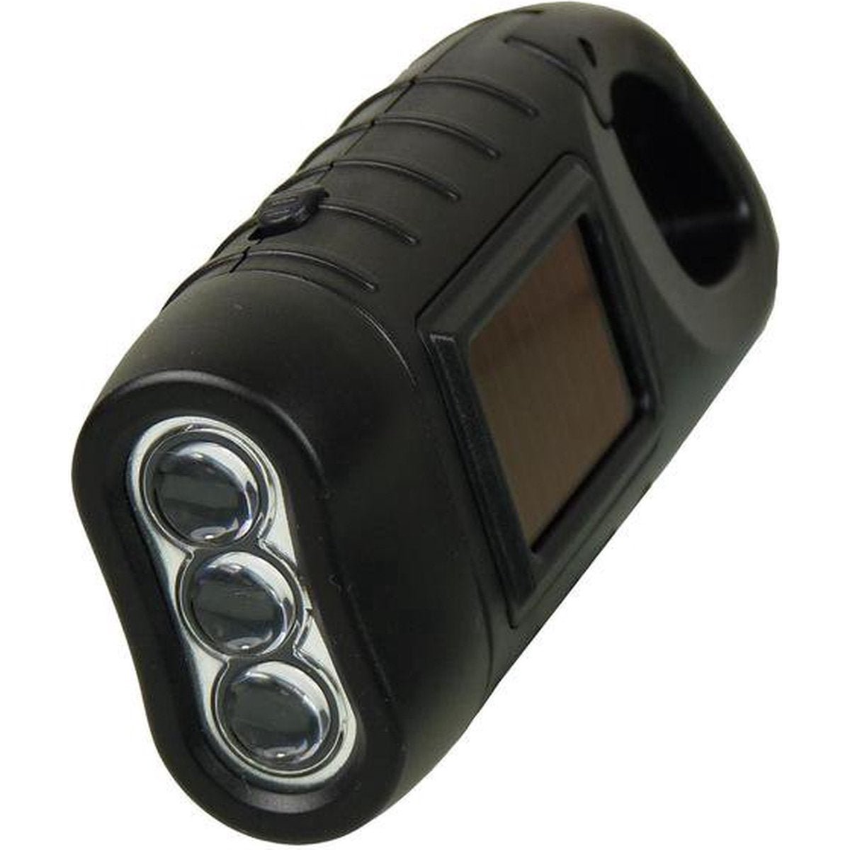Verk Group Zonne- en Dynamo-zaklamp met 3 LED’s – Handmatig en Zonne-energie Aangedreven zaklampen