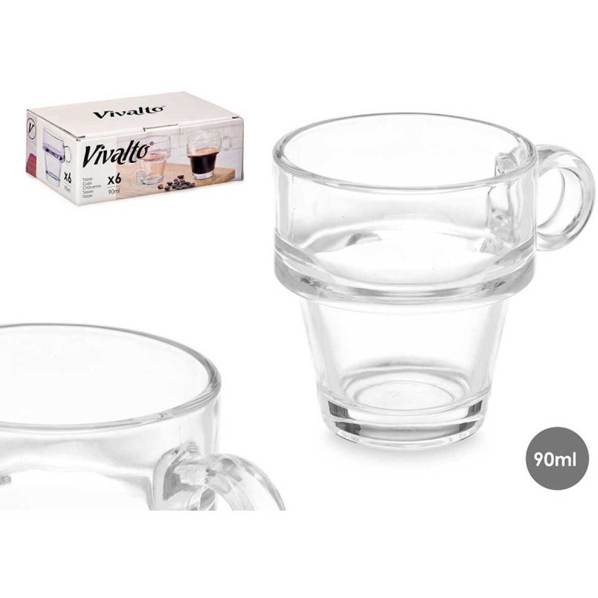 Vivalto Espressokop glas