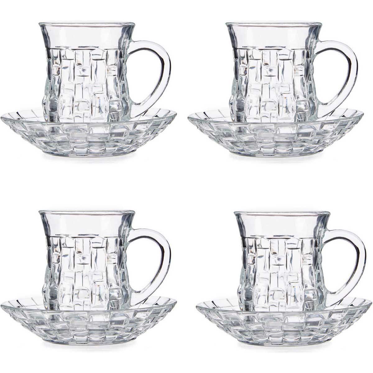 Vivalto Theeglas met Schotel en Oor glas