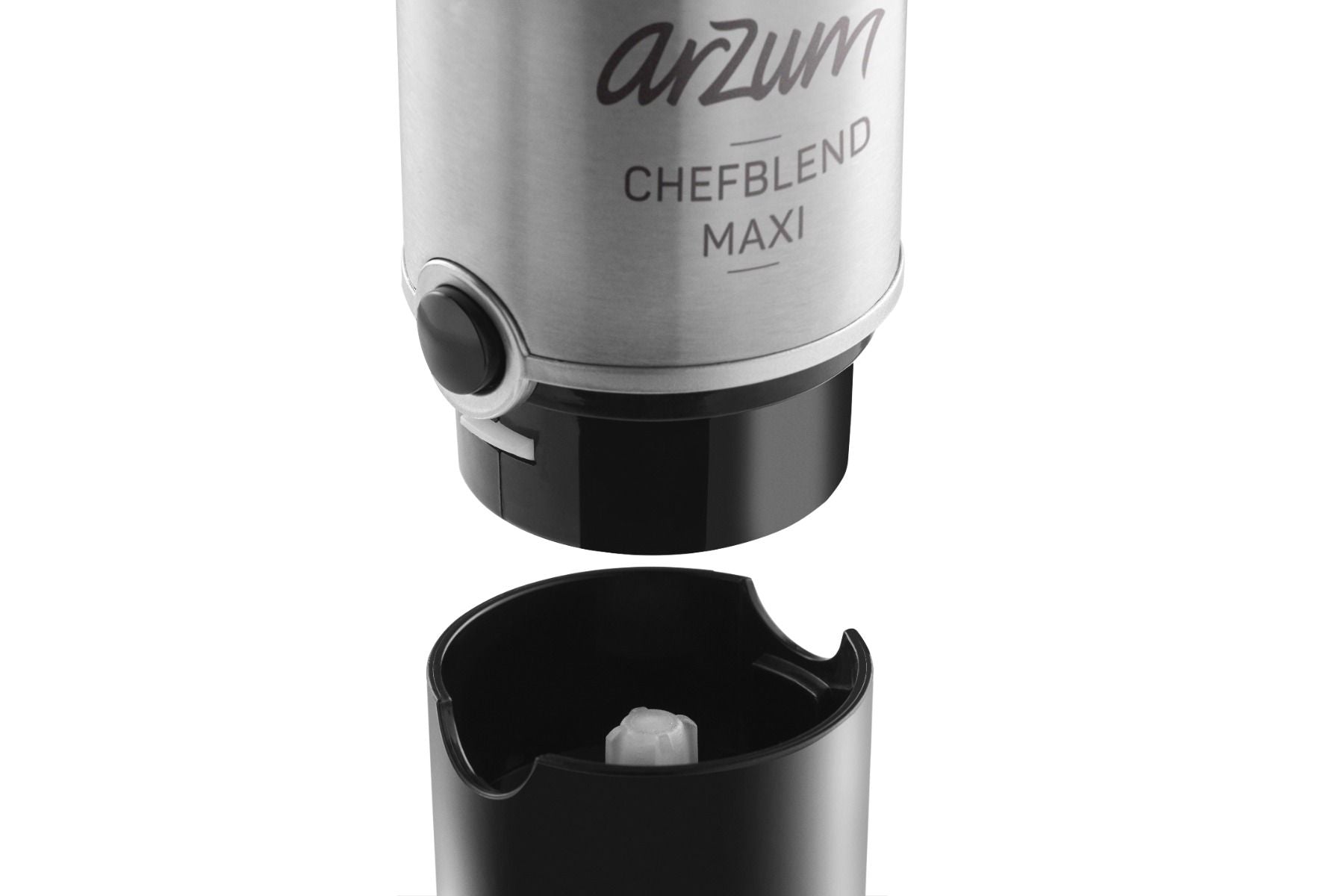 Arzum Chefblend Maxi Hand Blender Set - 1000 W - Stepless speed control - Measuring cup - Mixing beaker - Black, Stainless steel