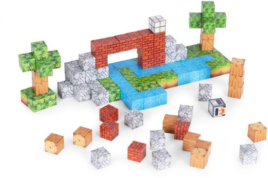 Magnetische Bouwblokken Set - 119 Delig - Magnetische Kubussen - Educatief Constructiespeelgoed voor Kinderen – foto 5