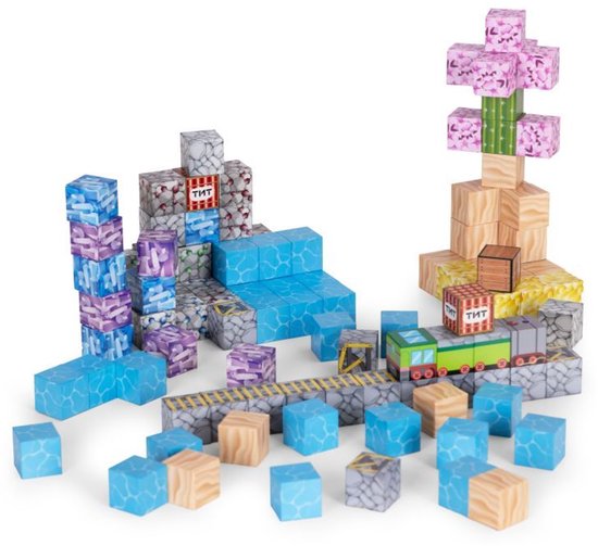 Magnetische Bouwblokken Set - 112 Delig - Magnetisch Constructiespeelgoed - Educatief Bouwspeelgoed voor Kinderen – foto 6