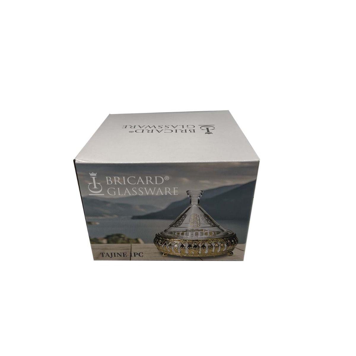 Bricard Almeria, Amuseschaaltje, Set van 2, Mini Tajine Schaaltjes met Deksel, Ø15cm, Goud – verpakking