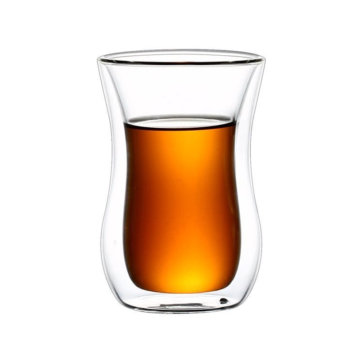 Bricard Dubbelwandige Turkse Theeglazen, 150ml, 2 Stuks, Dubbelwandige Glazen – aanvullende productfoto 1