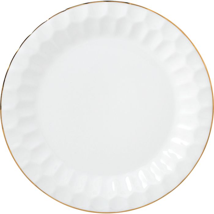 Bricard Muret Serviesset Wit/goud 27-delig Porselein – productfoto 3