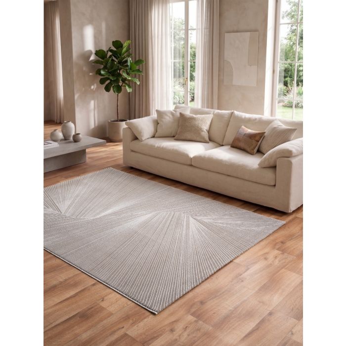 Cinar Carpets Style E388B - Vloerkleed Taupe - 12 mm